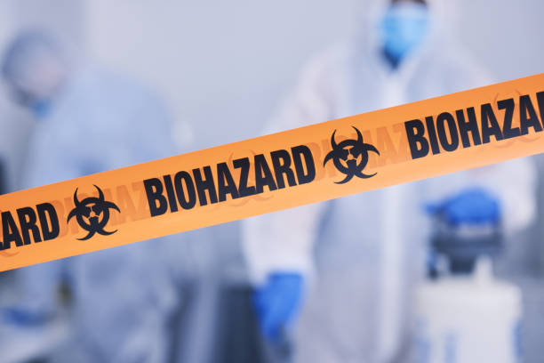 Professional Biohazard Cleanup technician working in Columbia, MD
